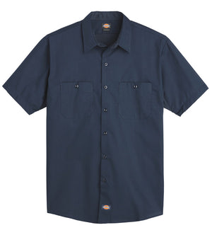 Short Sleeve Work Shirt Navy