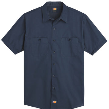 Short Sleeve Work Shirt Navy