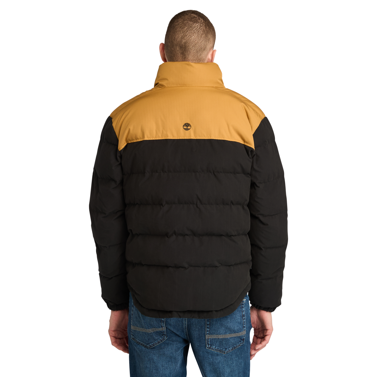 Durable Water repellent puffer jacket - Wheat Boot/Black