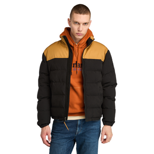 Durable Water repellent puffer jacket - Wheat Boot/Black