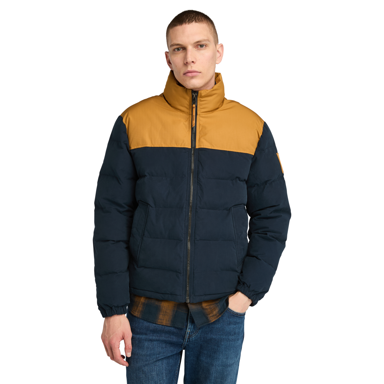 Men's Mount Welch Puffer Jacket - Wheat Boot/Dark Sapphire