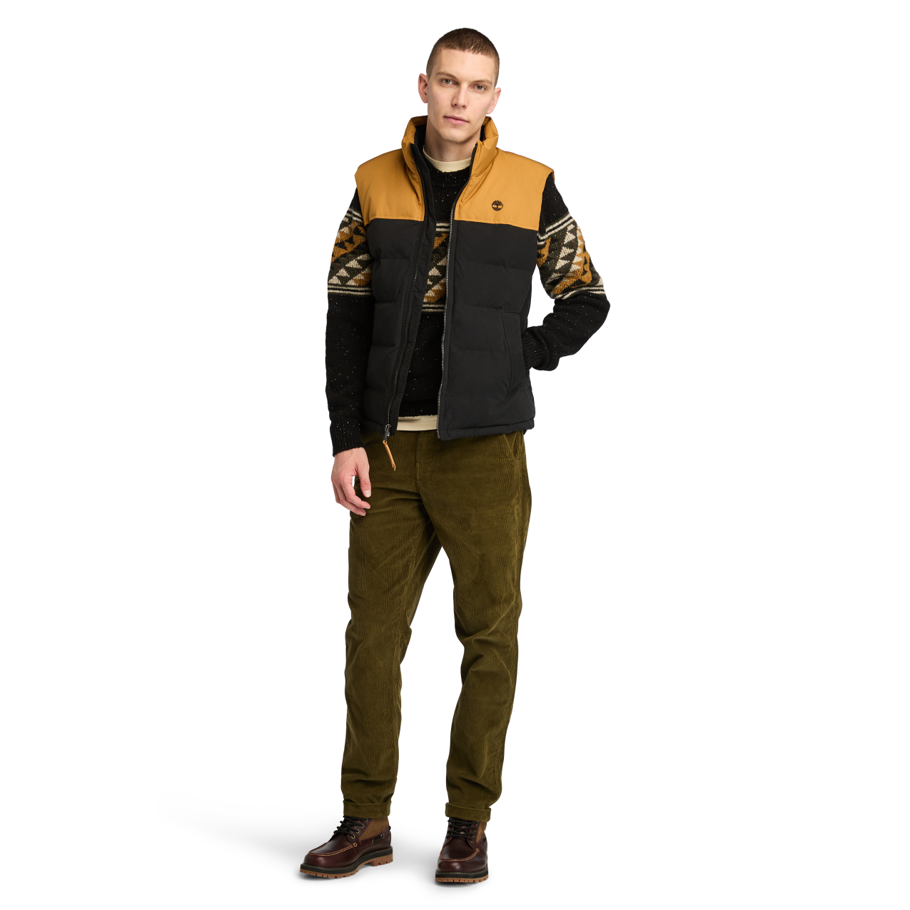 Timberland Puffer Vest - Wheat/Black