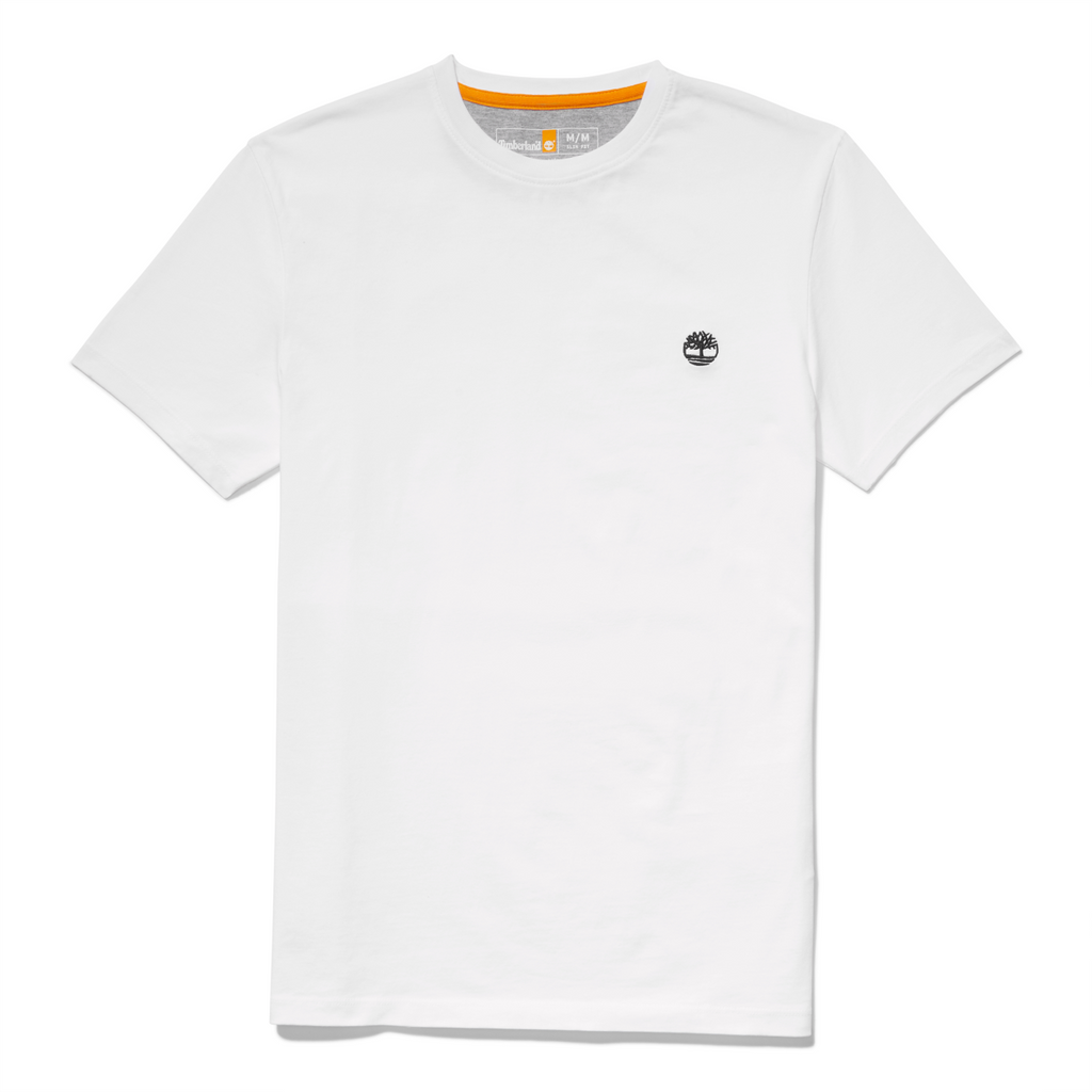 T-Shirt Dunstan River Left Chest Logo Tee - White