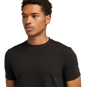 T-Shirt Dunstan River Left Chest Logo Tee - Black