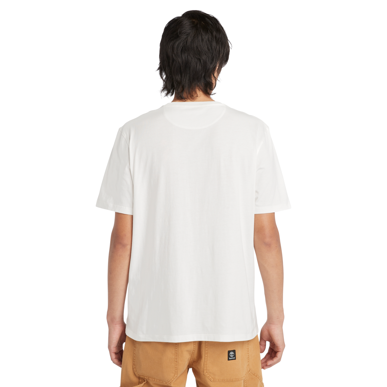 T-Shirt Dunstan River Left Chest Logo Tee - White/White