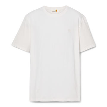 T-Shirt Dunstan River Left Chest Logo Tee - White/White