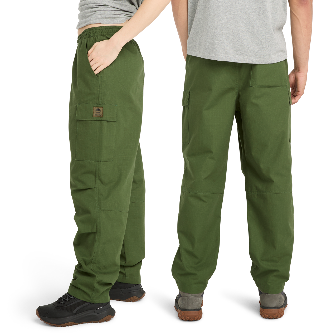 Pantalon cargo antidéchirure Woven Badge - Vert forêt foncé