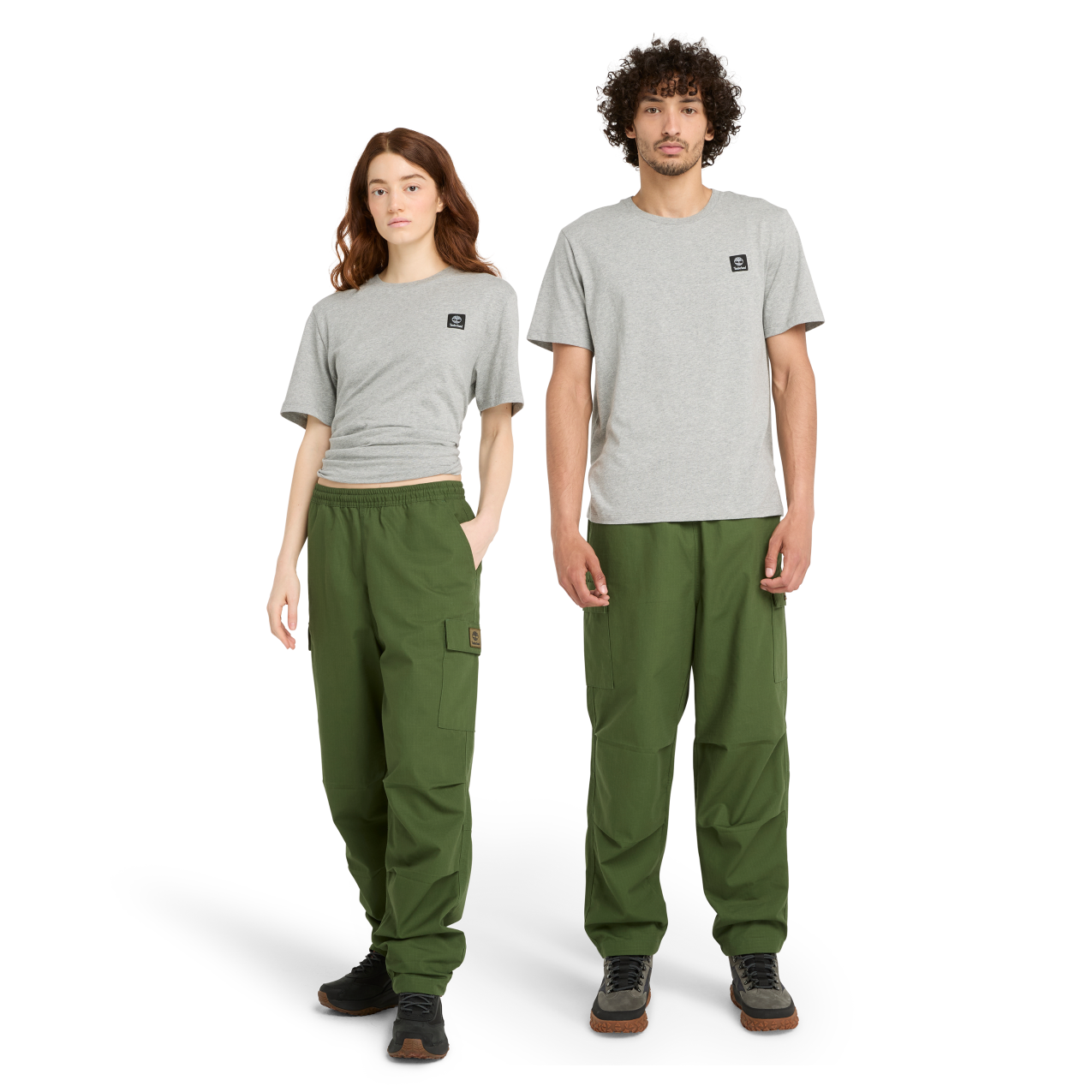 Pantalon cargo antidéchirure Woven Badge - Vert forêt foncé