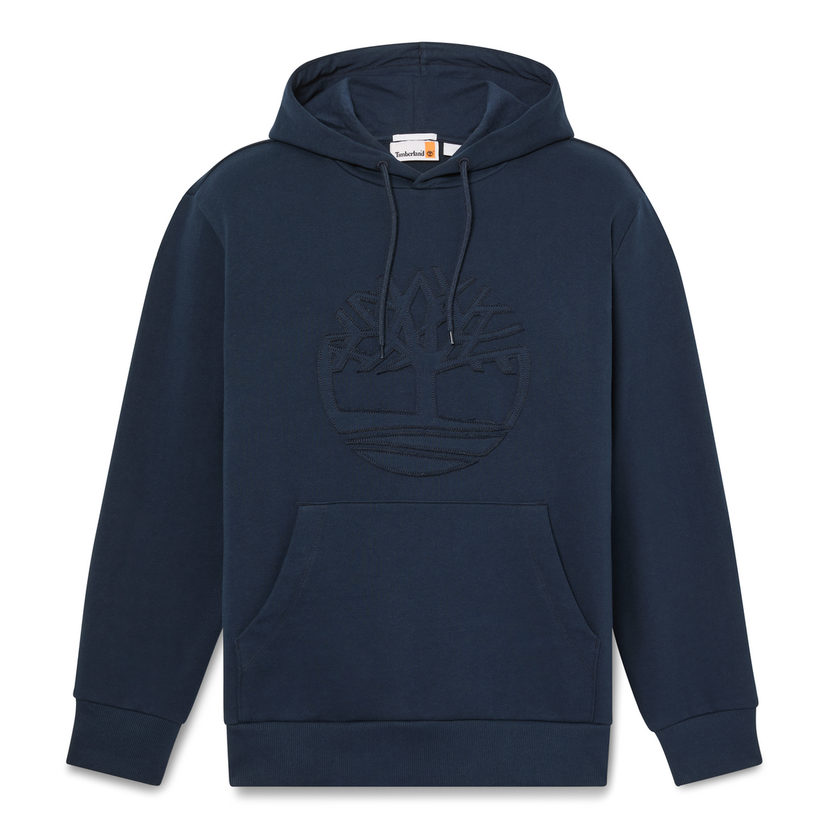 NORTHWOOD TREE LOGO PATCH LOOPBACK HOODIE - DARK SAPPHIRE
