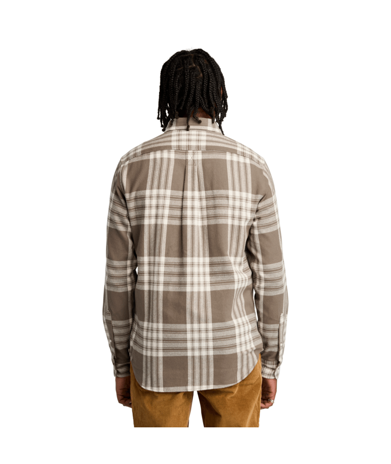 Midweight Flannel Check Shirt - Chocolate Chip