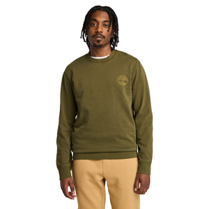 MERRYMACK RIVER GD Back Graphic Crew - Dark Olive