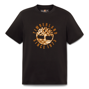 Timberland® Heritage Plaid Logo T-Shirt - Black