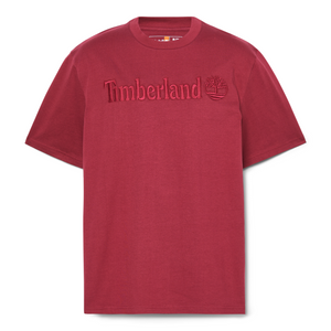 Tonal Embroidered Logo Tee -Cordovan