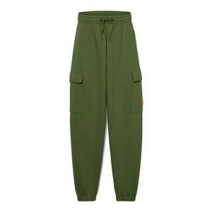 WOVEN BADGE CARGO SWEATPANT - Forest