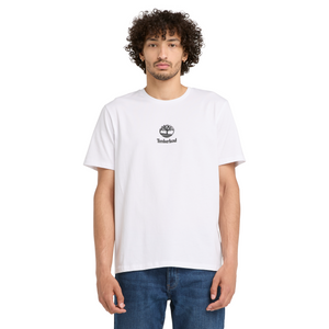 Small Print Logo Tee - White