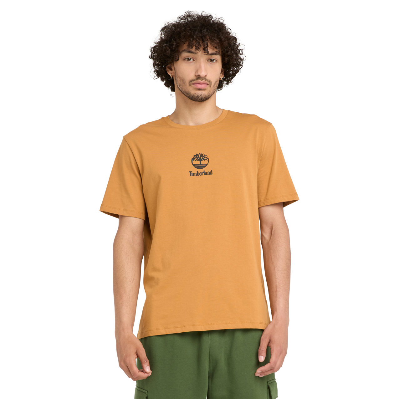 Small Print Logo Tee - Wheat Boot