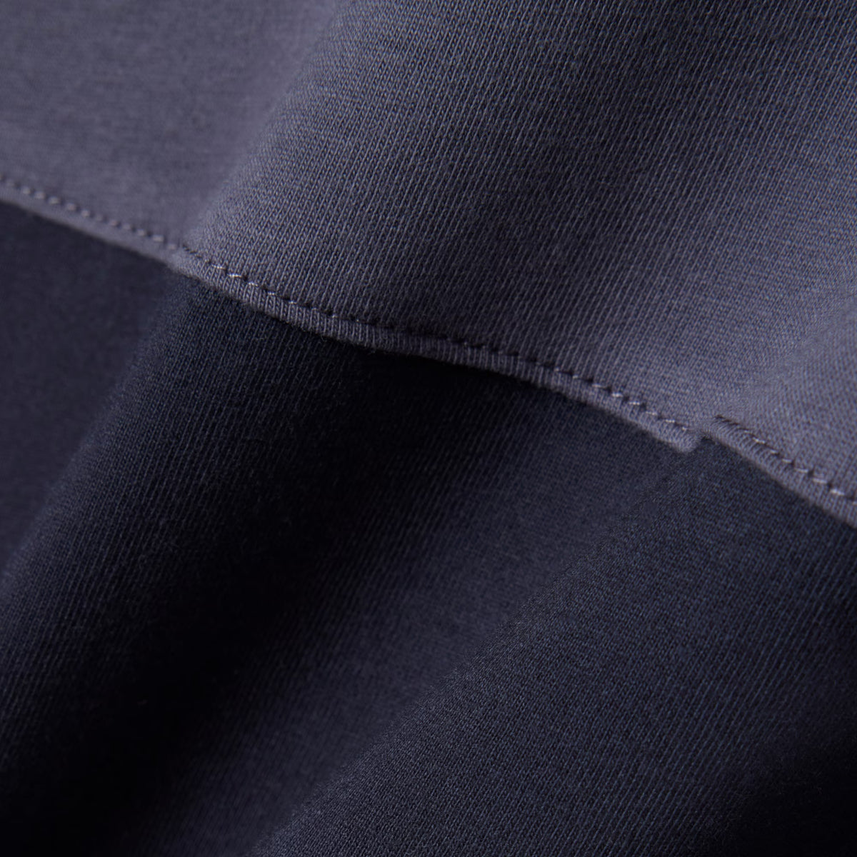 Colour-Block Cotton T-shirt - BLack / Charcoal