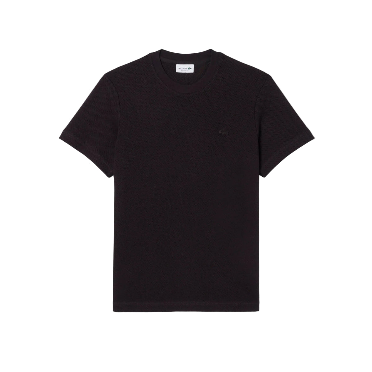 Lacy Cotton T-shirt - Brown