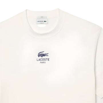 T-shirt coton imprimé signature - Blanc