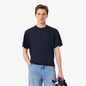 T-shirt signature brodée - Bleu Marine