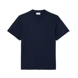 T-shirt signature brodée - Bleu Marine