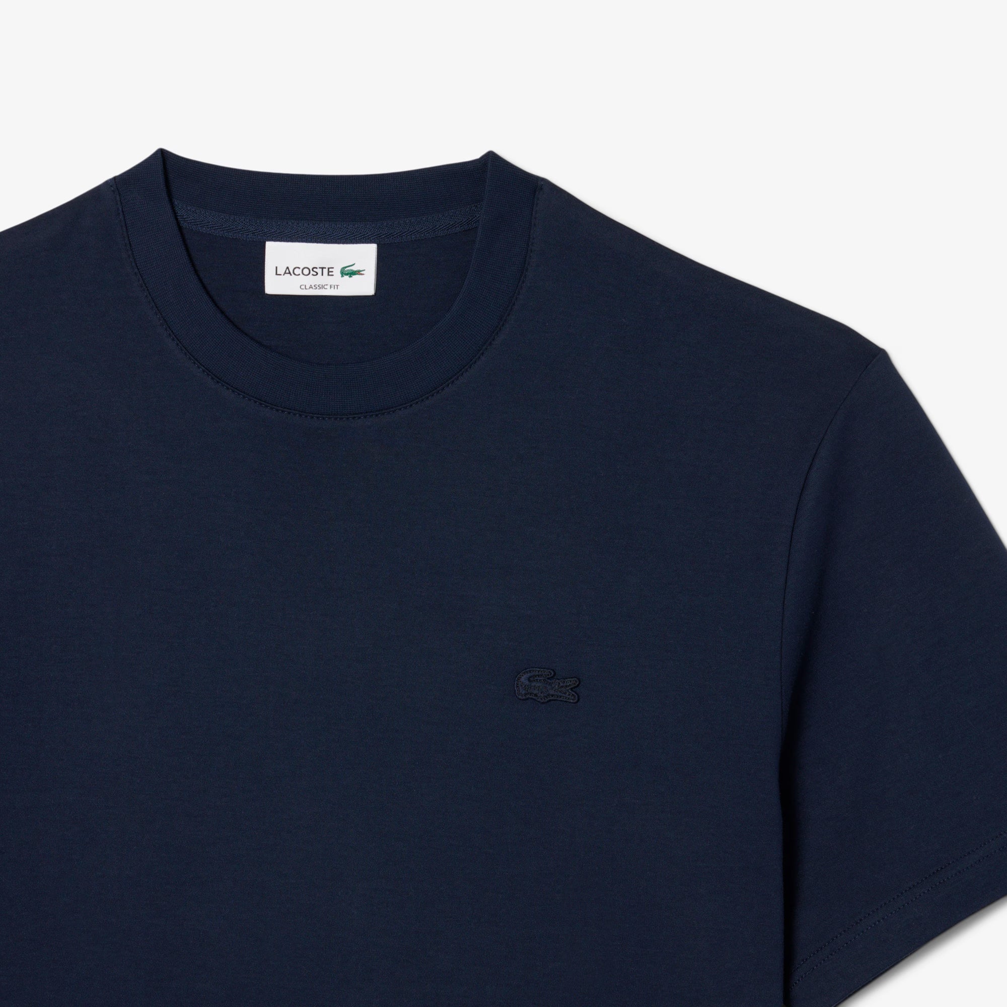 T-shirt signature brodée - Bleu Marine