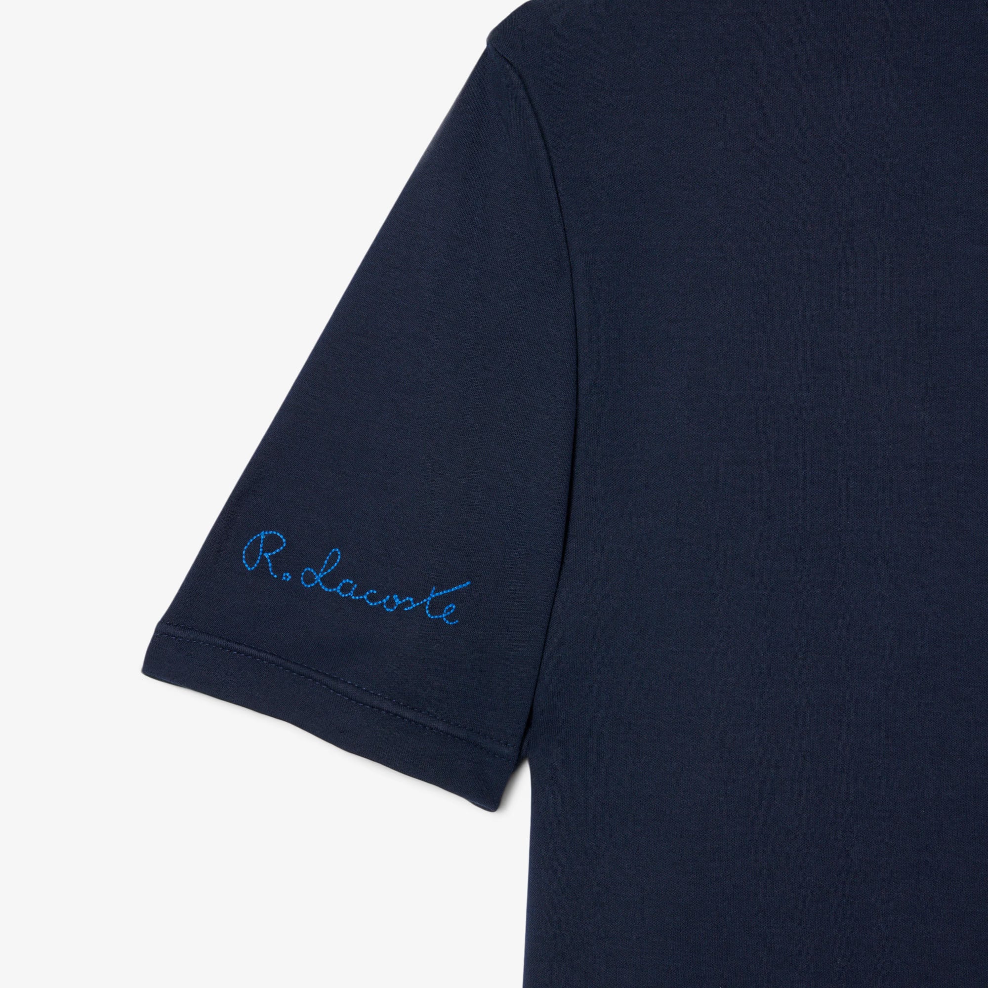 T-shirt signature brodée - Bleu Marine