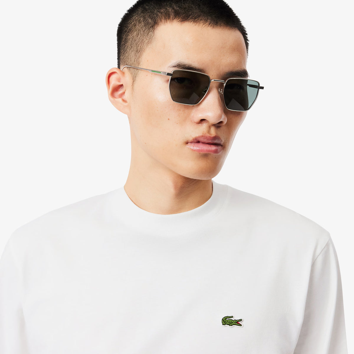 T-shirt manches longues coton - Blanc