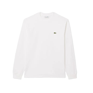 Men's Long Sleeve Cotton T-Shirt - White