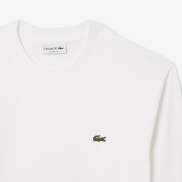 Men's Long Sleeve Cotton T-Shirt - White