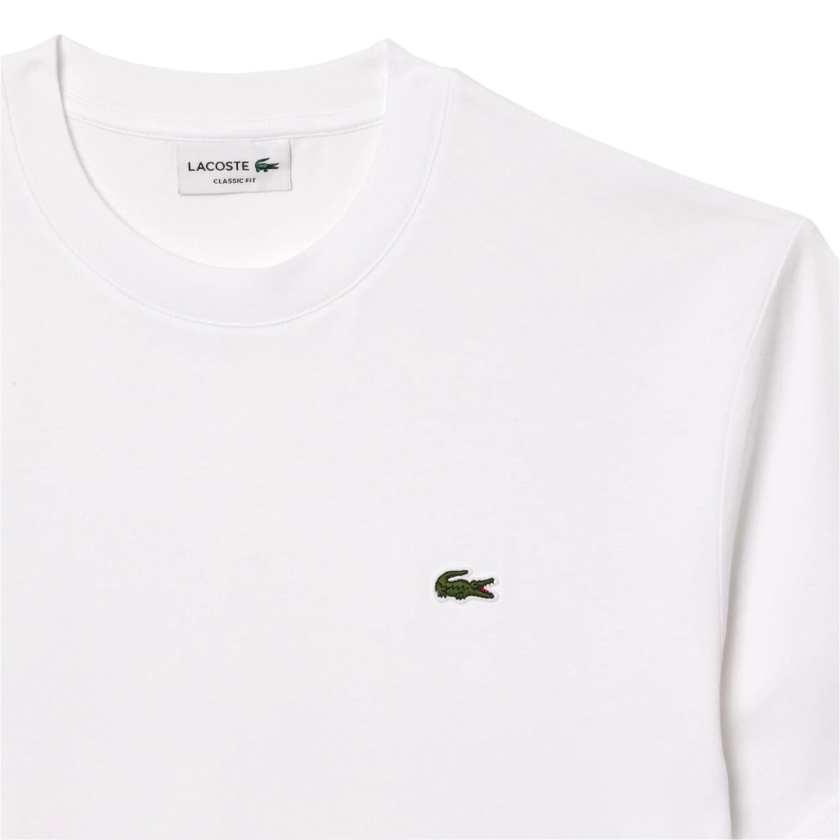 T-shirt classic fit en jersey de coton - Blanc