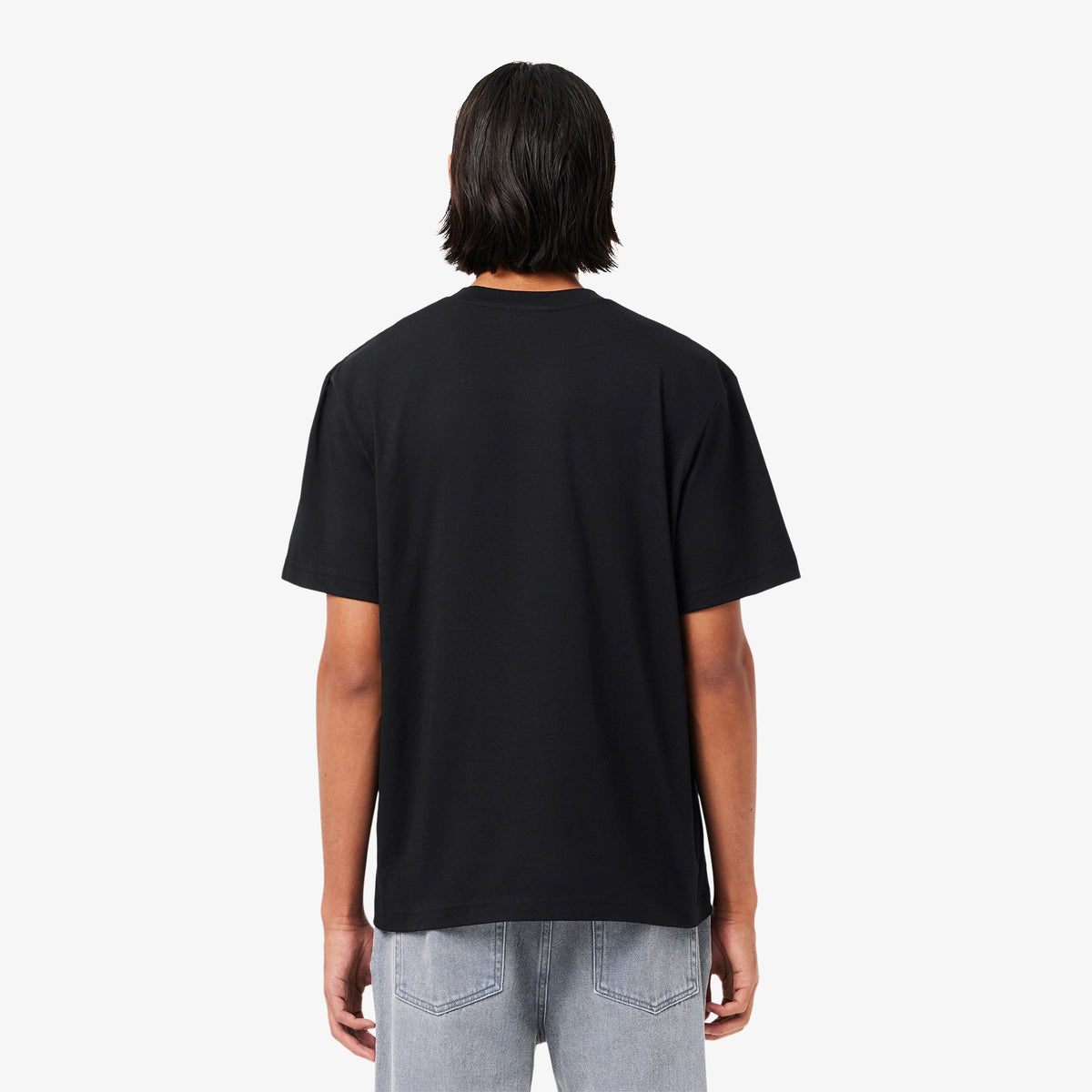 Cotton T-shirt classic fit - Black