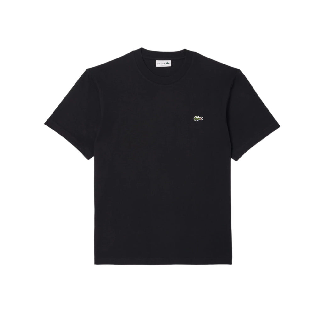 T-shirt classic fit en jersey de coton - noir