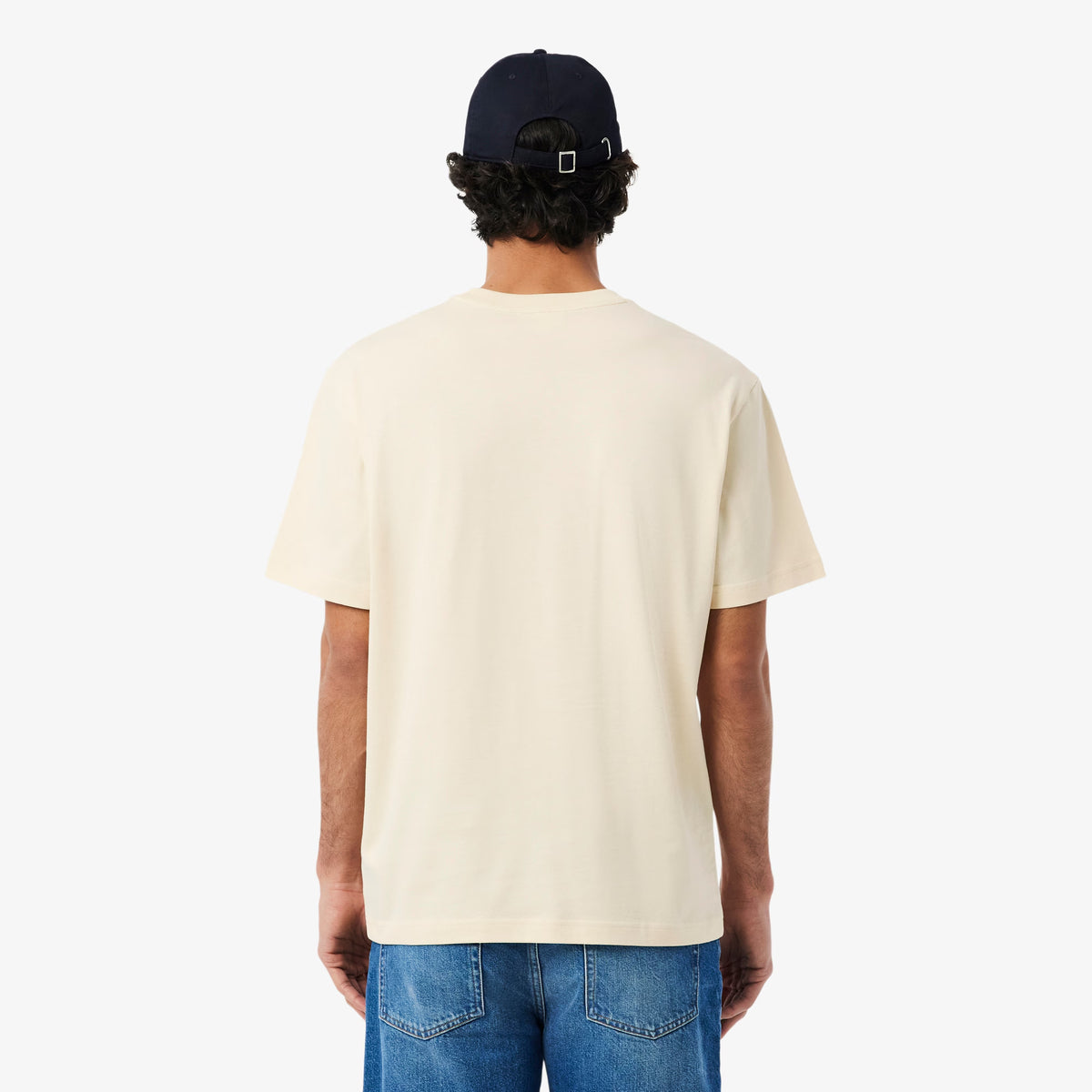 Cotton T-shirt classic fit - Beige