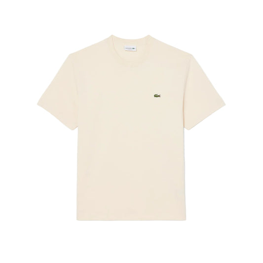 T-shirt classic fit en jersey de coton - Beige