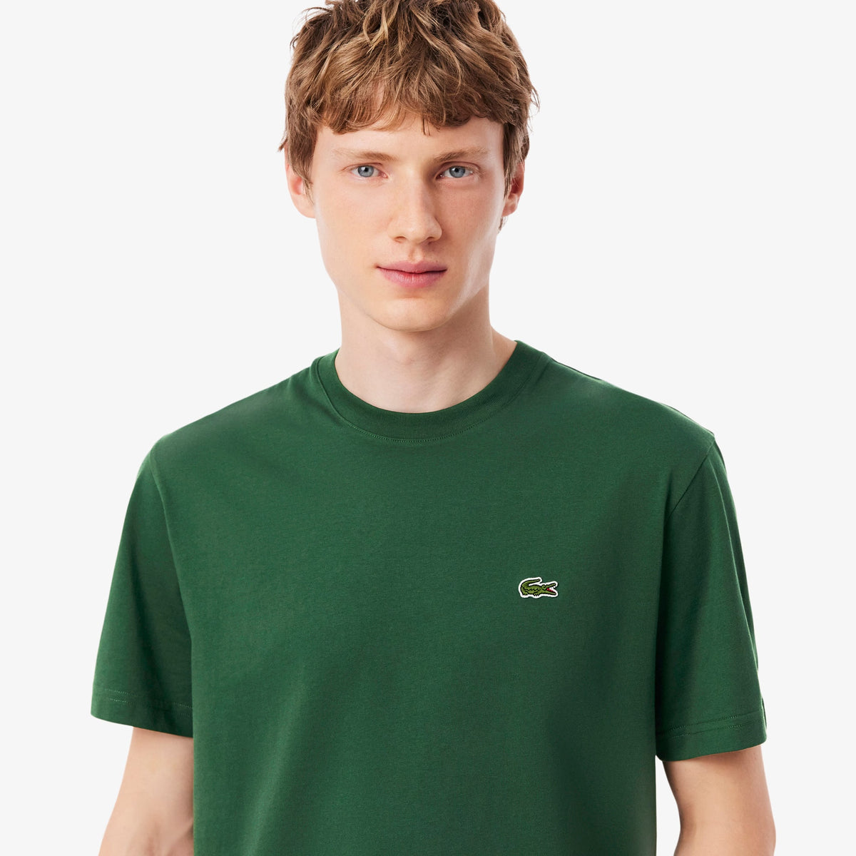 Cotton T-shirt classic fit - Pine green