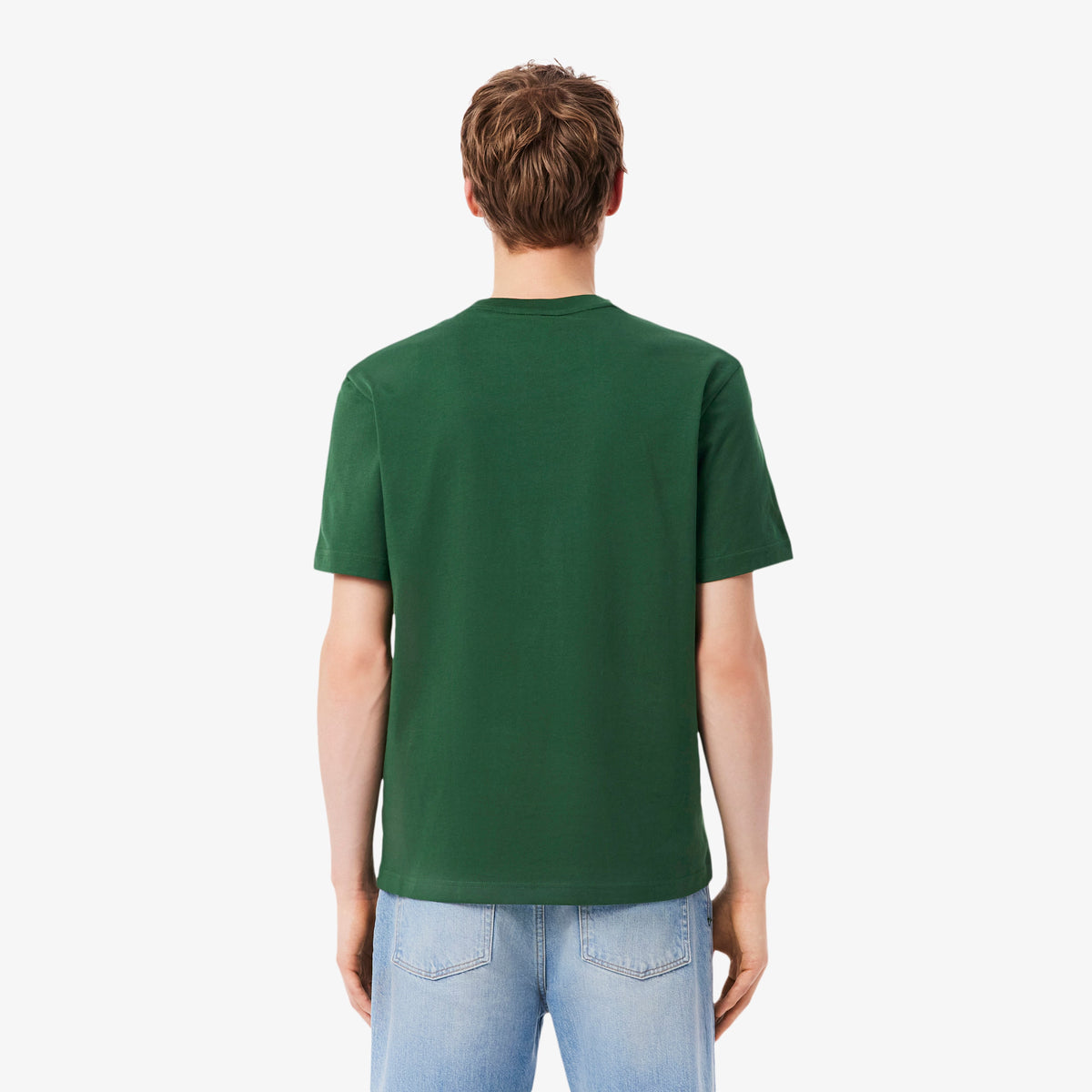 Cotton T-shirt classic fit - Pine green