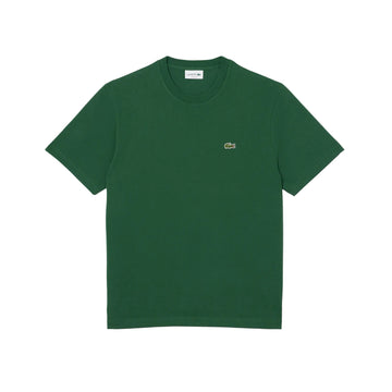 T-shirt classic fit en jersey de coton - Vert pin