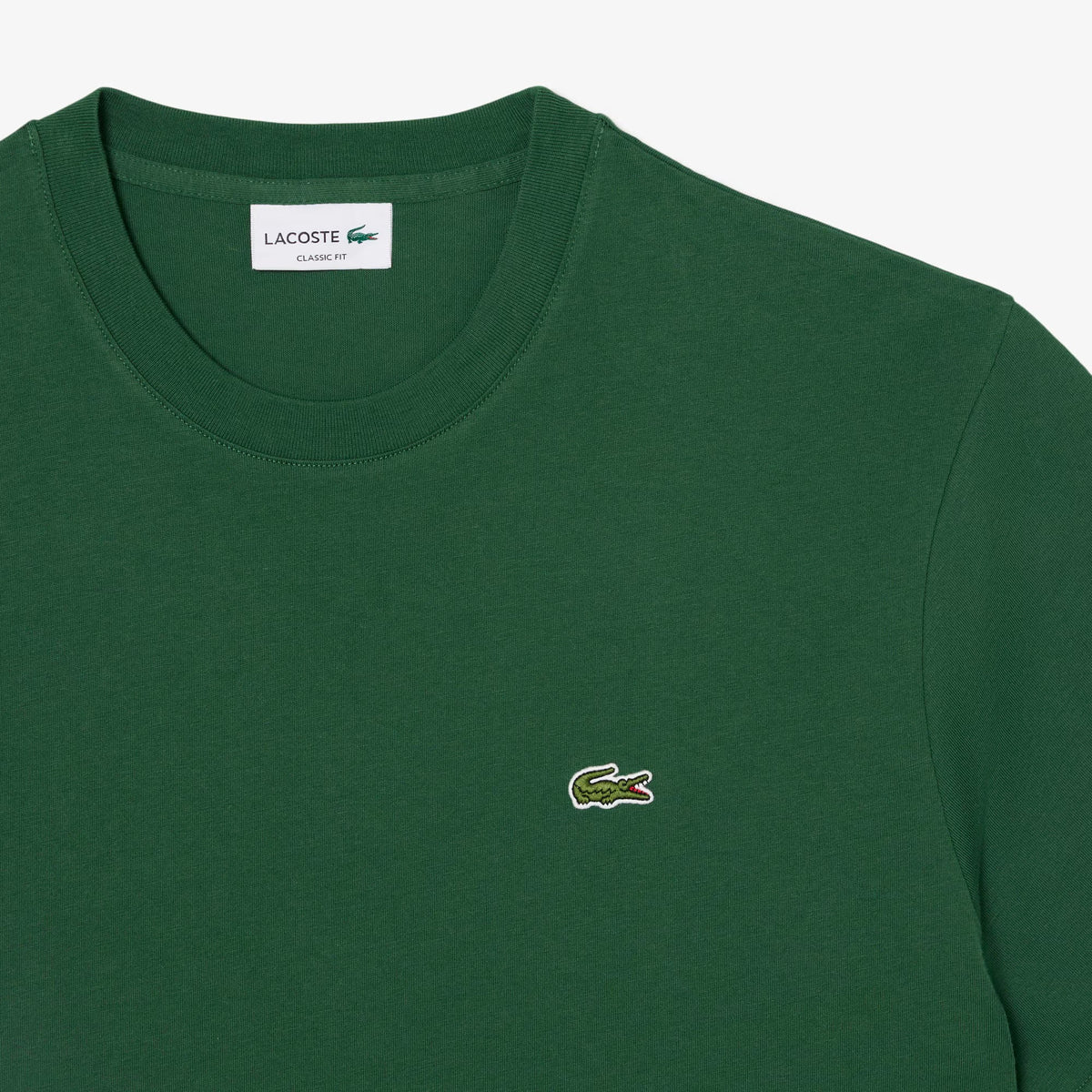 Cotton T-shirt classic fit - Pine green