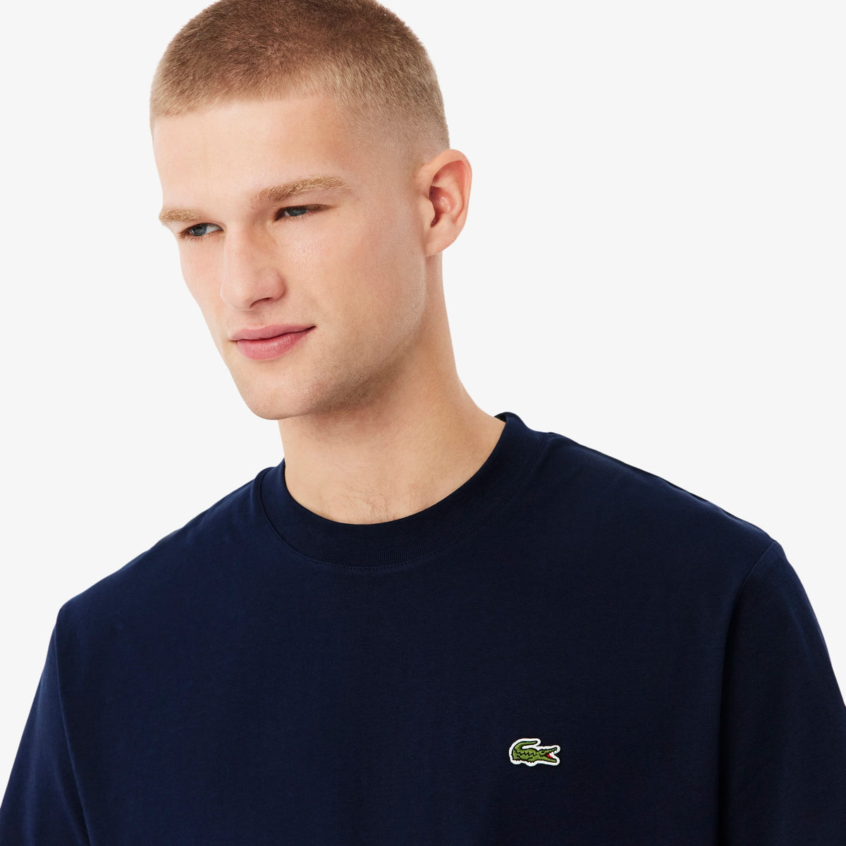 Cotton T-shirt classic fit - Navy