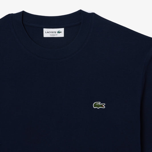T-shirt classic fit en jersey de coton - bleu marine