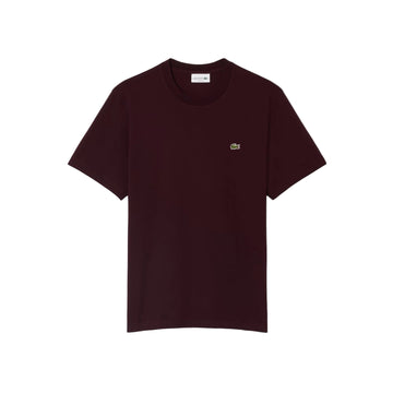 T-shirt classic fit en jersey de coton - Marron Bourgogne