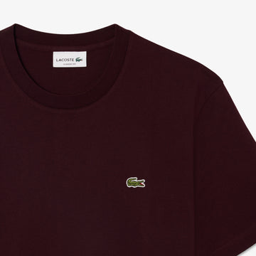 T-shirt classic fit en jersey de coton - Marron Bourgogne