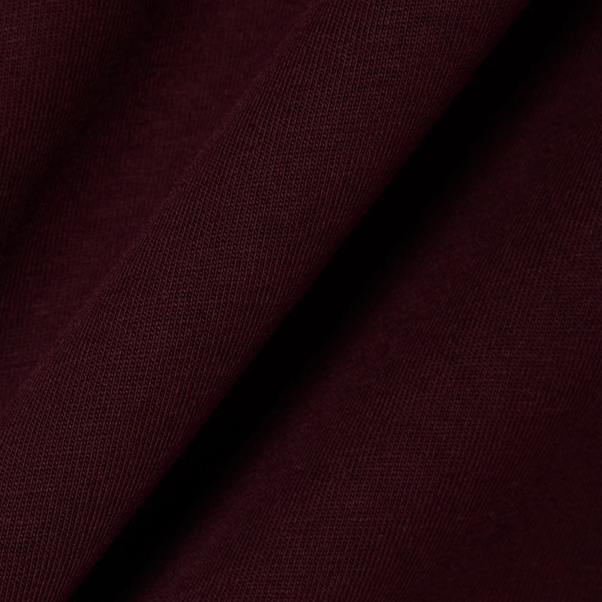 Cotton T-shirt classic fit - Maroon Burgundy