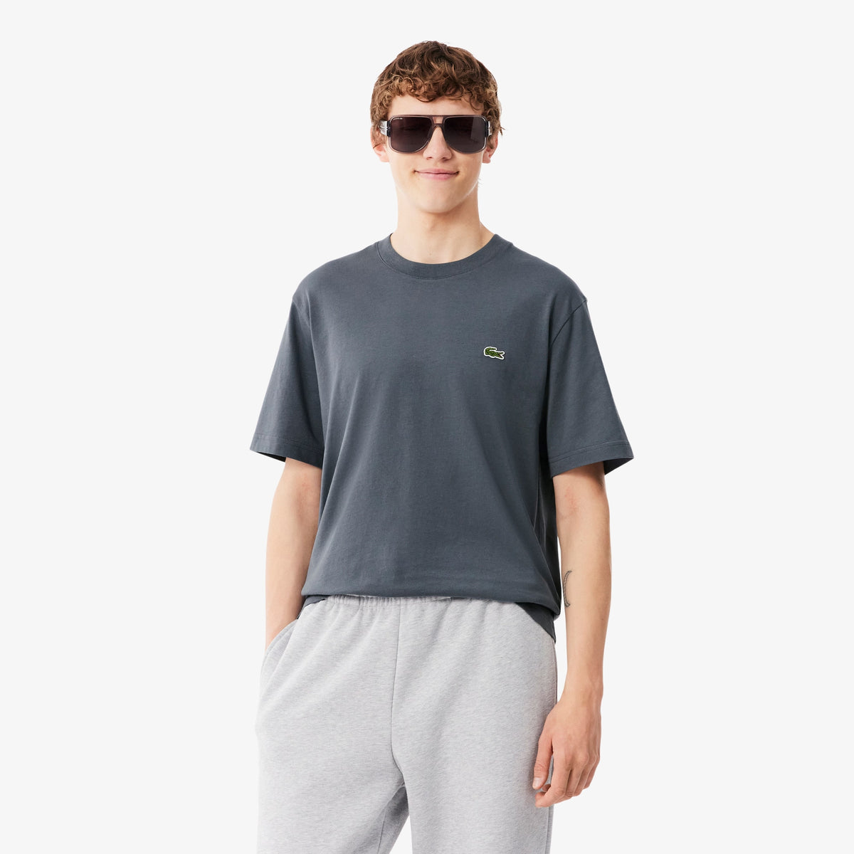 Cotton T-shirt classic fit - Gray