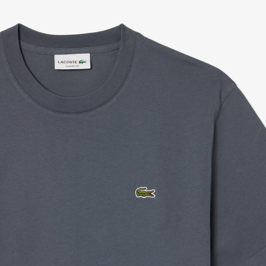 T-shirt classic fit en jersey de coton - gris