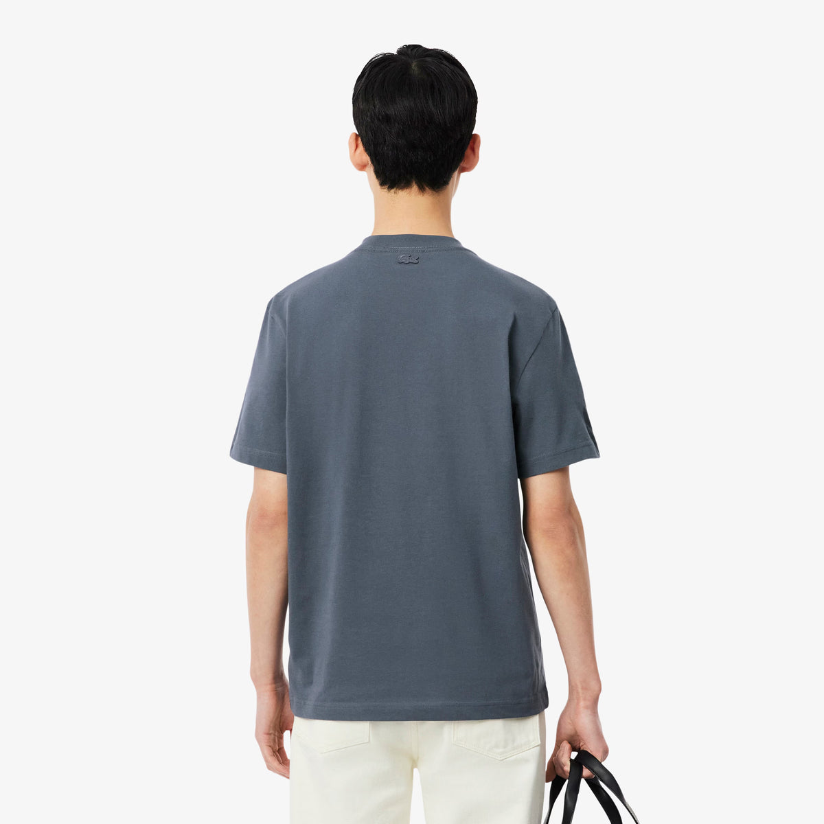 Printed Cotton Jersey T-shirt - Gray