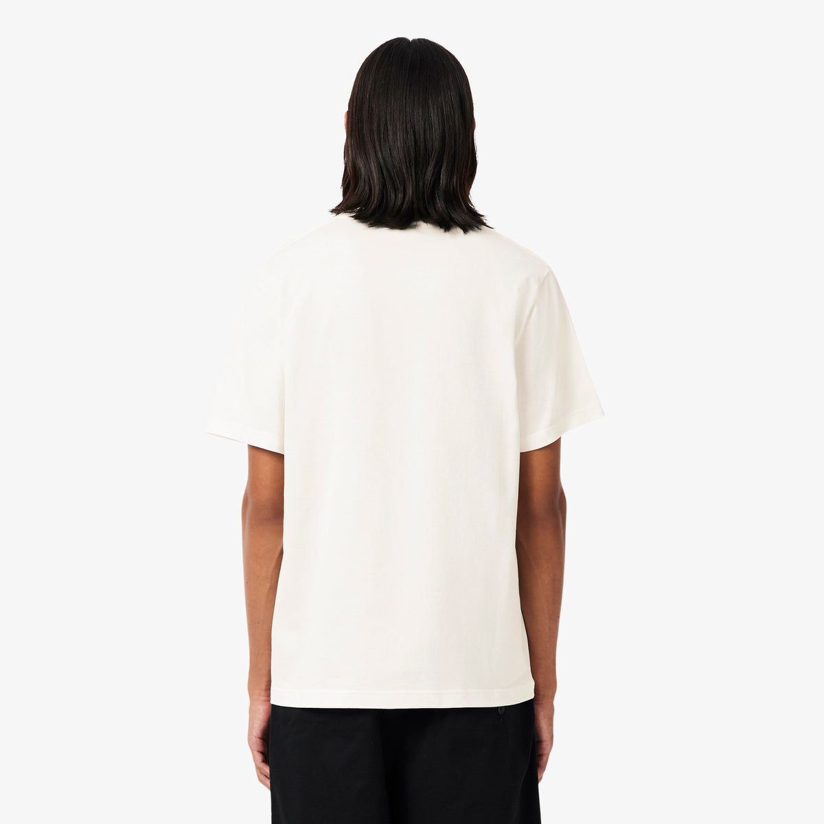 Embroidered Shield Accent Heavy Jersey T-shirt - White