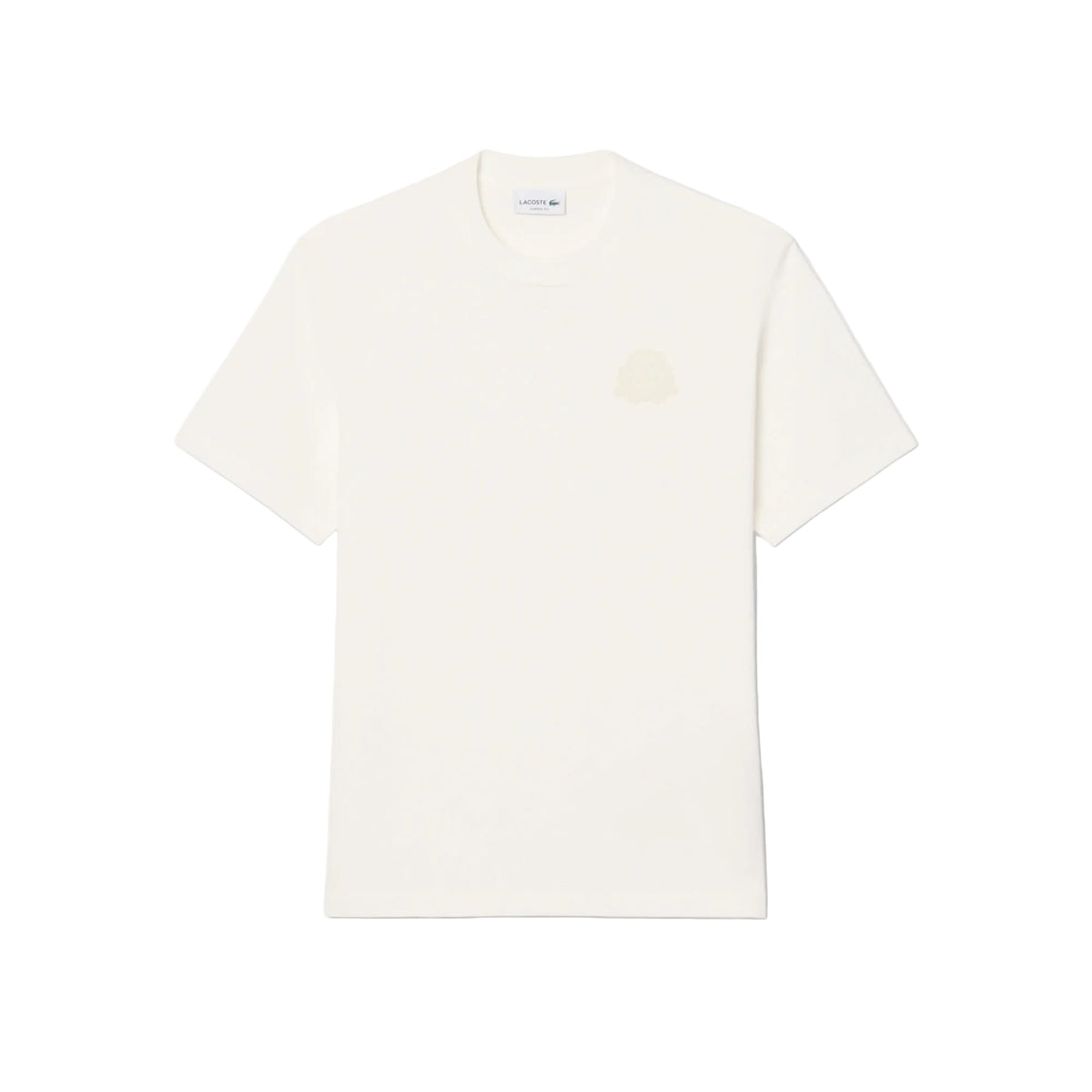 Embroidered Shield Accent Heavy Jersey T-shirt - White