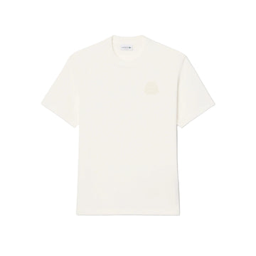 Embroidered Shield Accent Heavy Jersey T-shirt - White